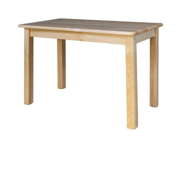 eoshop Jedálenský stôl ST104, 100x75x(55/70), borovica (Dĺžka: 55, Farba dreva: Jelša)